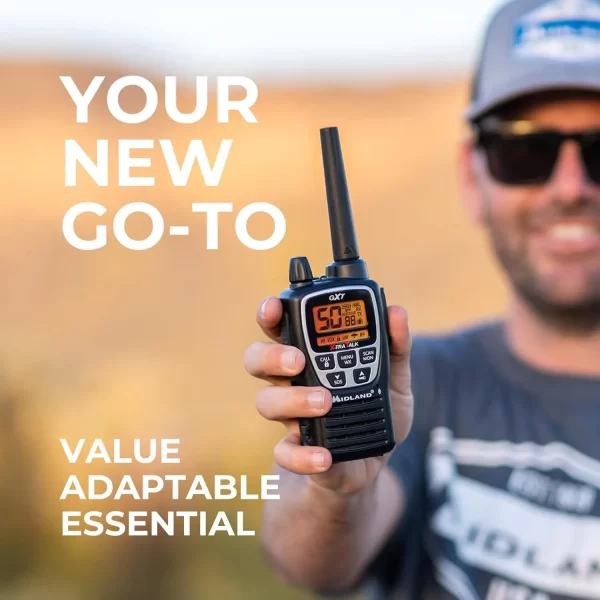 2Pack Midland GXT3000 GMRS Long Range Handheld Walkie Talkies - Image 2
