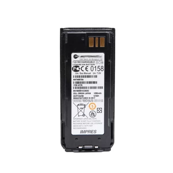 Explosion-proof Battery for Motorola MTP8500 MTP8500Ex MTP8550 MTP8550Ex NNTN8570, NNTN8570A, 7.4V/mA, 1250mAh Replacement Battery