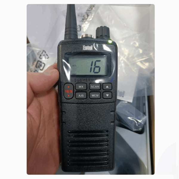 ENTEL HT-644 Marine Portable VHF Walkie Talkie - Image 2