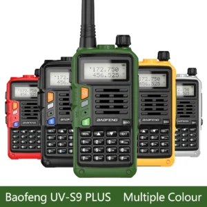 Baofeng UV-S9 PLUS 10W Walkie Talkie Dual Band Long Range VHF UHF Handheld Radio For UV-5R UV-K5 Ham Two Way Radio for Camping