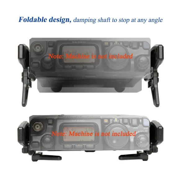 Aluminum Alloy Foot bracket Pterosaurs Stand for YAESU FT-818ND 817ND FT-817 FT-818 HF Ham Radio - Image 4
