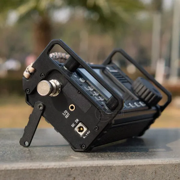 Mobile Radio Bracket Stand Transceiver Side Handle Mobile Radio Mount for XIEGU X6100 Outdoor Uses - Image 2