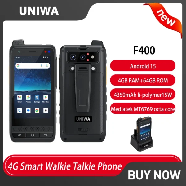 UNIWA F400 4G Zello Walkie Talkie PoC Phone Free Shipping
