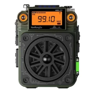 HRD-777 Portable Multifunctional Radio: FM AM SW WB Full Band with Bluetooth DSP Super Low Bass Gyroscope Control