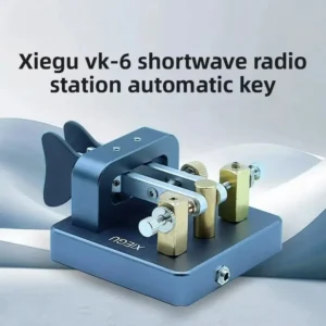 XIEGU VK-6 Portable CW Key - Durable Aluminum Auto Keyer with 3.5mm Interface