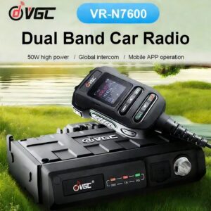 VR-N7600 50W Dual Band Car Radio with GPS & App Control