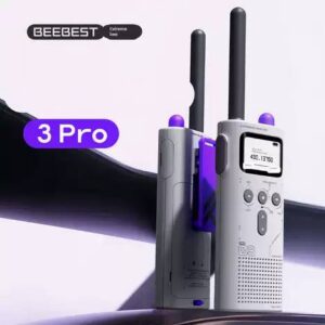 Outdoor BeeBest 3 Pro Ultra-Thin Mini Ham Radio 5W phone APP Bluetooth Programming Type-C