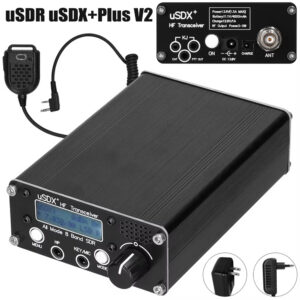 uSDR uSDX+ V2 SDR Transceiver 8 Bands All Mode High Frequency SSB CW AM QRP Short-wave Transceiver with BNC Antenna Connector