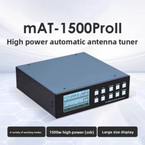 Mat-tuner mAT-1500ProII 1500W Auto Antenna Tuner | High-Power HF Tuner with Large Display, Manual Fine-Tuning & Remote Control