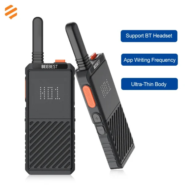 Beebest Ultra-Thin Walkie Talkie A308 Waterproof Support BT Headset Wireless Walkie-Talkie For Hunting Hotel Driving Restaurant - Image 6