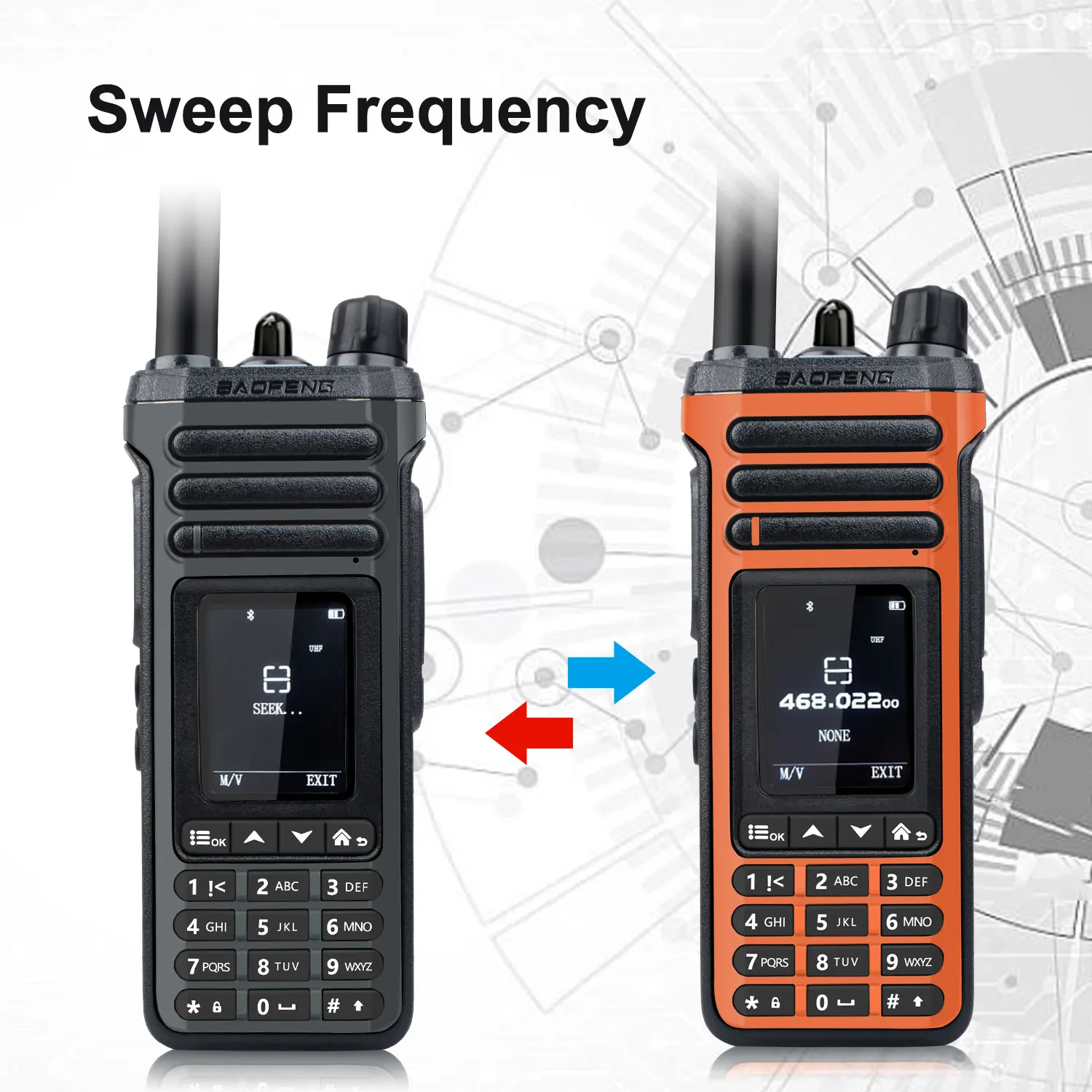 Baofeng SW-9 Walkie Talkie Free Shipping - Image 6