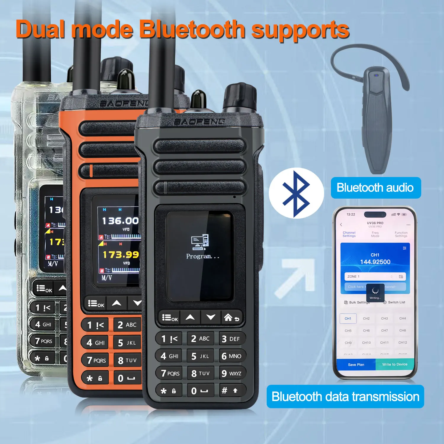 Baofeng SW-9 Walkie Talkie Free Shipping - Image 5
