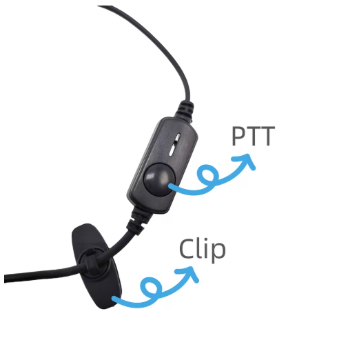 Free Shipping G-Type Earhook Earpiece OS-E23 C Type Headset for OS Walkie Talkie - Image 3
