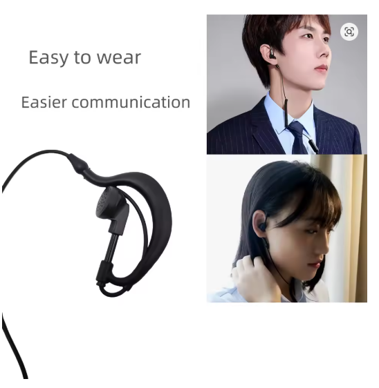 Free Shipping G-Type Earhook Earpiece OS-E23 C Type Headset for OS Walkie Talkie - Image 4