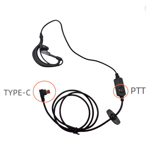 Free Shipping G-Type Earhook Earpiece OS-E23 C Type Headset for OS Walkie Talkie - Image 6