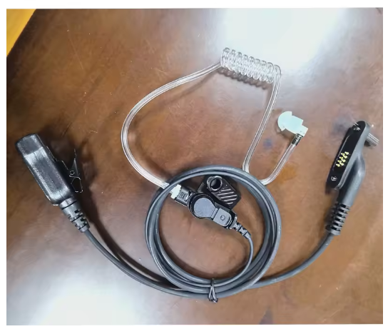 Professional Surveillance Air Duct Headset with Mic for Vertex VX-VXD720 VX-820 VX-920 Series Walkie-Talkies