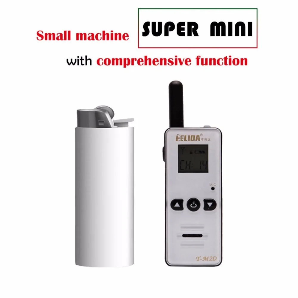 Portable Mini Walkie Talkie T‑M2D, 128 Channels UHF 400‑520MHz Two Way Radio - Image 3