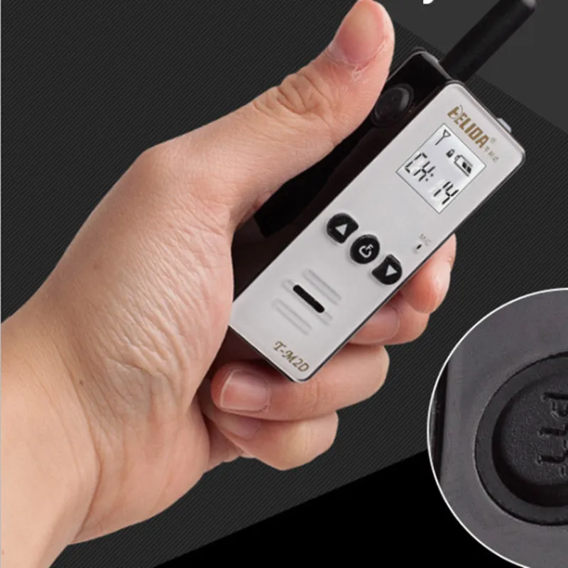 Portable Mini Walkie Talkie T‑M2D, 128 Channels UHF 400‑520MHz Two Way Radio