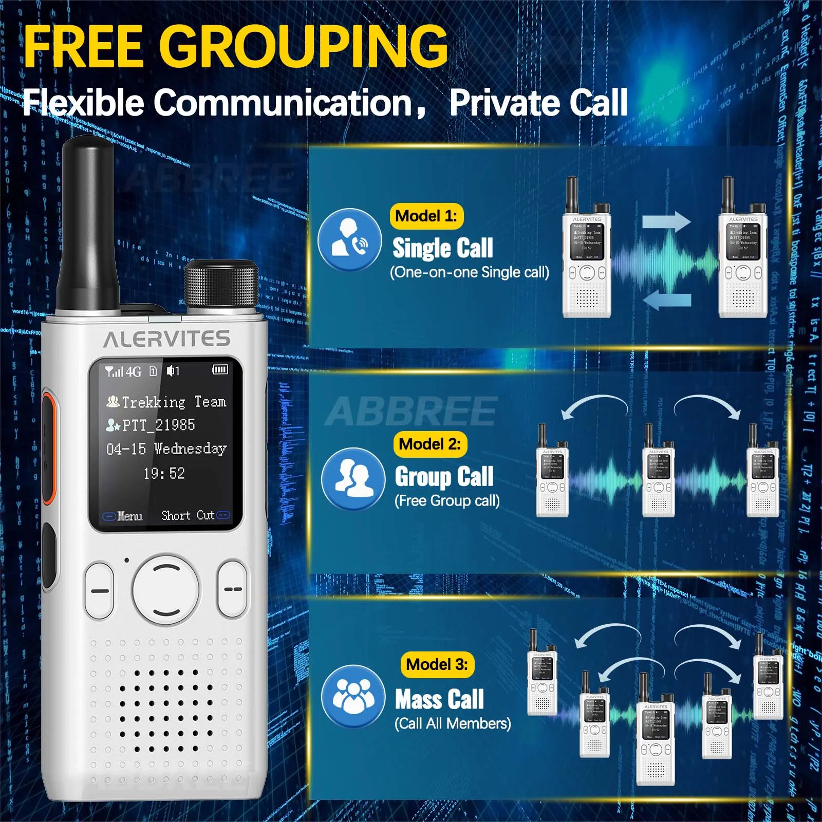 Baofeng AT1 Nationwide & Global PoC Walkie Talkie with Lifetime Free 4G/5G Unlimited Data - Create Groups Freely (Free Shipping) - Image 5