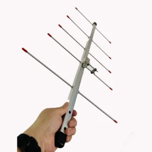 Adjustable Detachable 5 Elements UHF High Gain Yagi Antenna, 420-450MHz For Ham Radio Portable Operation