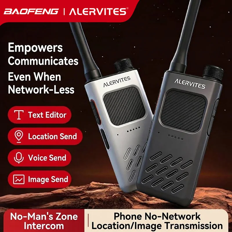 Discreet & Slim BAOFENG AT2 Hotel Walkie Talkie – Fast One-Key Pairing, Bluetooth Configurable Handheld Transceiver - Image 4