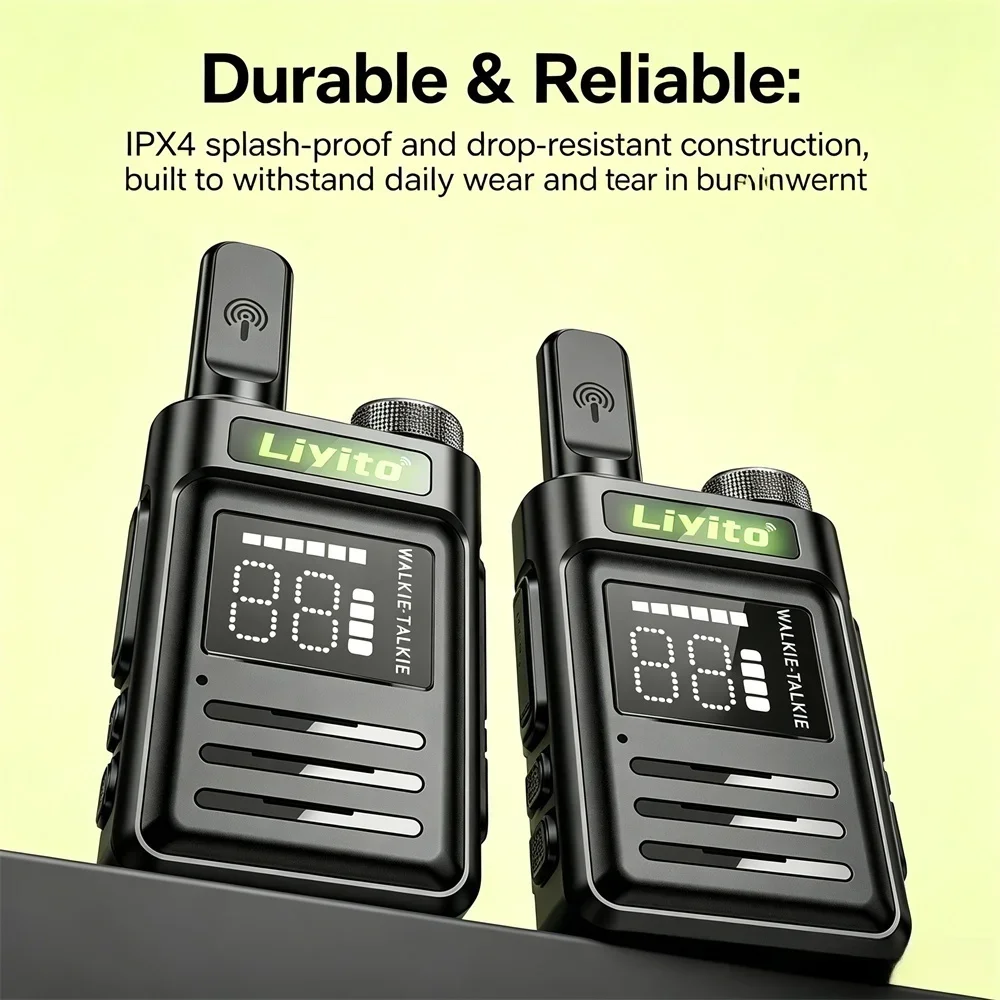 Mini Handheld Radios Long Range Rechargeable Durable for Camping Hiking Outdoor Adventure COD Radio - Image 3
