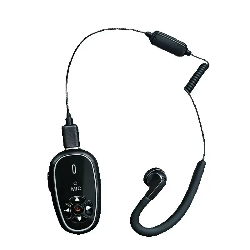 Hands-Free Mini Walkie Talkies Headset AI Voice Control Upgraded