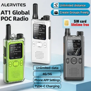 Baofeng AT1 Nationwide & Global PoC Walkie Talkie with Lifetime Free 4G/5G Unlimited Data - Create Groups Freely (Free Shipping)