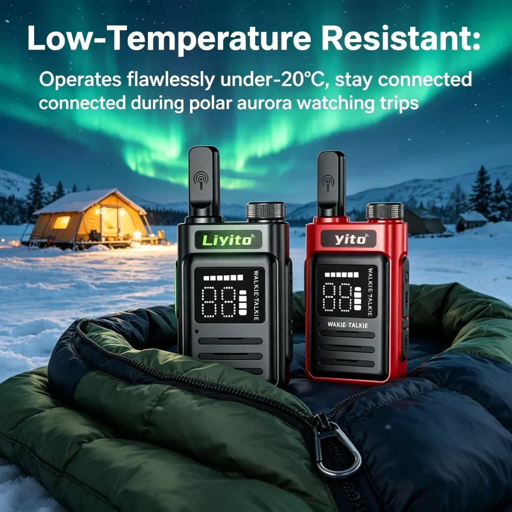 Mini Handheld Radios Long Range Rechargeable Durable for Camping Hiking Outdoor Adventure COD Radio - Image 5