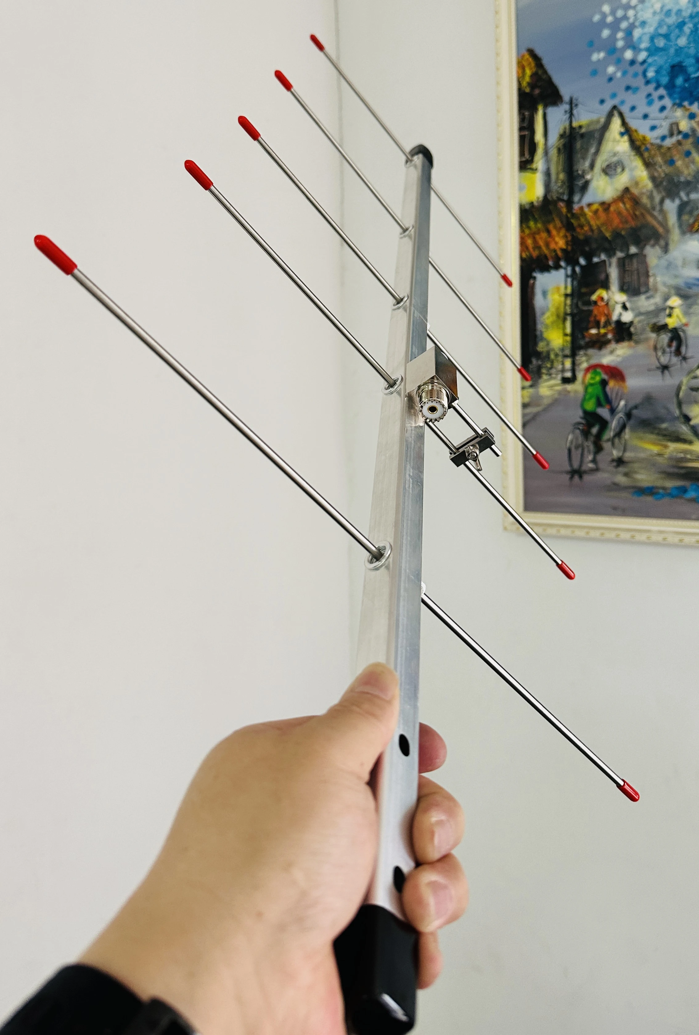 Adjustable Detachable 5 Elements UHF High Gain Yagi Antenna, 420-450MHz For Ham Radio Portable Operation - Image 3