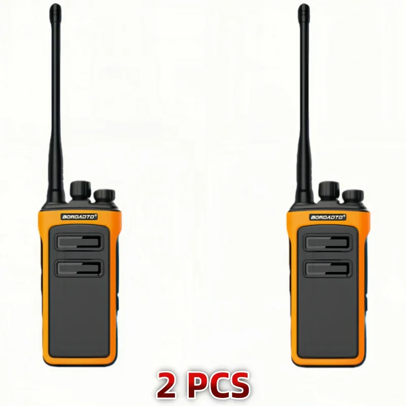 Rechargeable Waterproof Long Range Walkie Talkie Two Way Radio with One Key Decoding for Construction Security Office Use - Image 6
