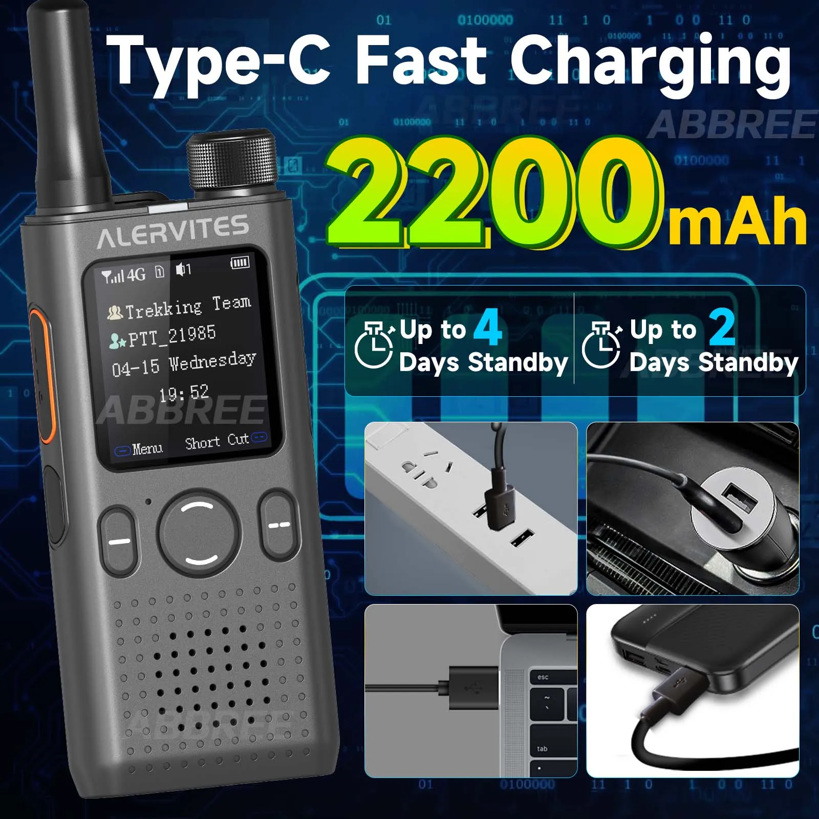 Baofeng AT1 Nationwide & Global PoC Walkie Talkie with Lifetime Free 4G/5G Unlimited Data - Create Groups Freely (Free Shipping) - Image 6