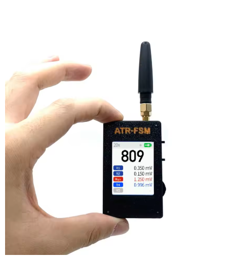 ATR-FSM Portable Field Strength Meter 0.5MHz-5GHz +50dBm~-70dBm Gain Switchable RF Signal Detector - Image 2